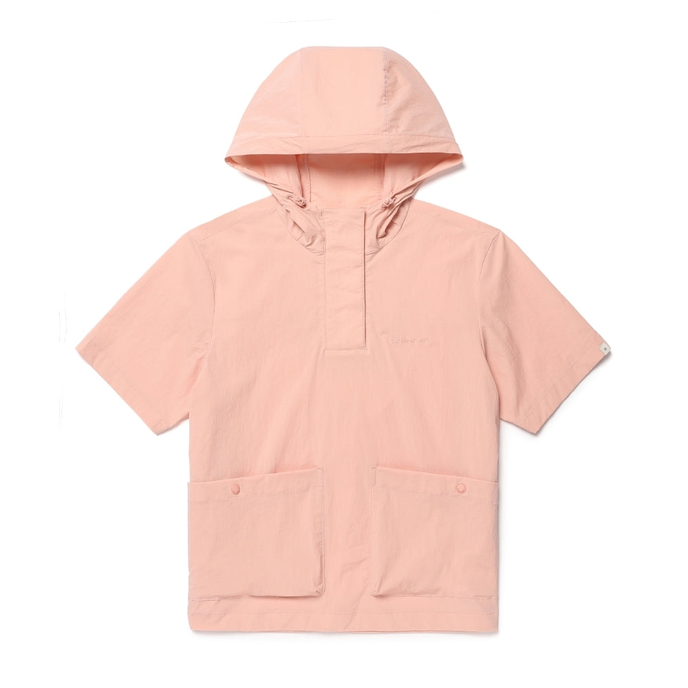 루트 여성 후드 반팔 아노락 Light Pink