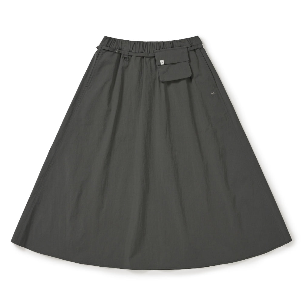 루트 플레어 롱스커트 Rustic Khaki