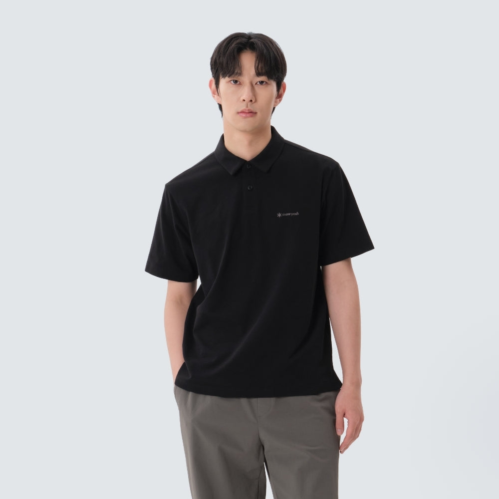 소로나 반팔 폴로 티셔츠 Black