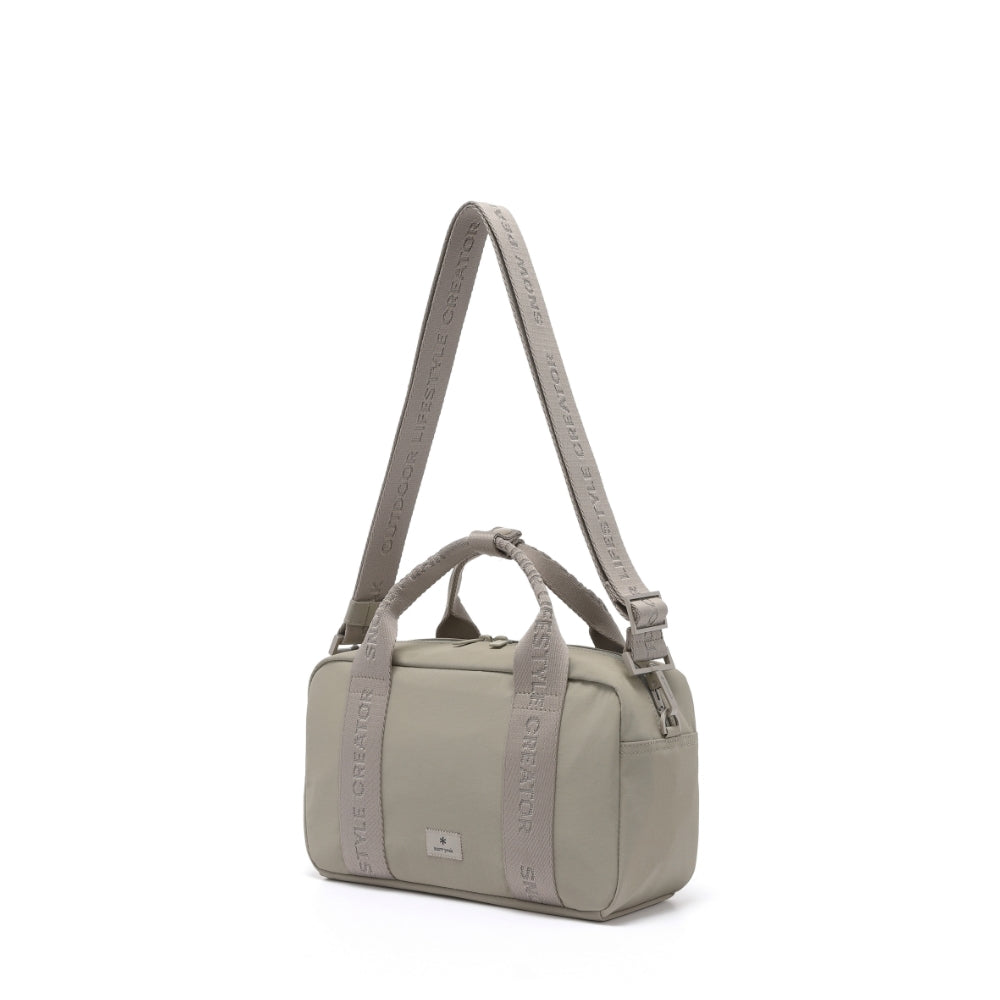 소프트윌 자가드 스몰 볼링백 4L Beige