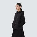에어리 여성 라운드넥 경량 다운 베스트 Dark Charcoal