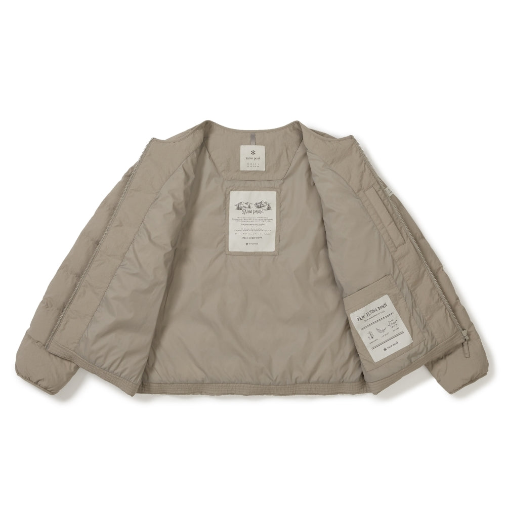 랜드 여성 경량 다운 자켓 Tan Gray