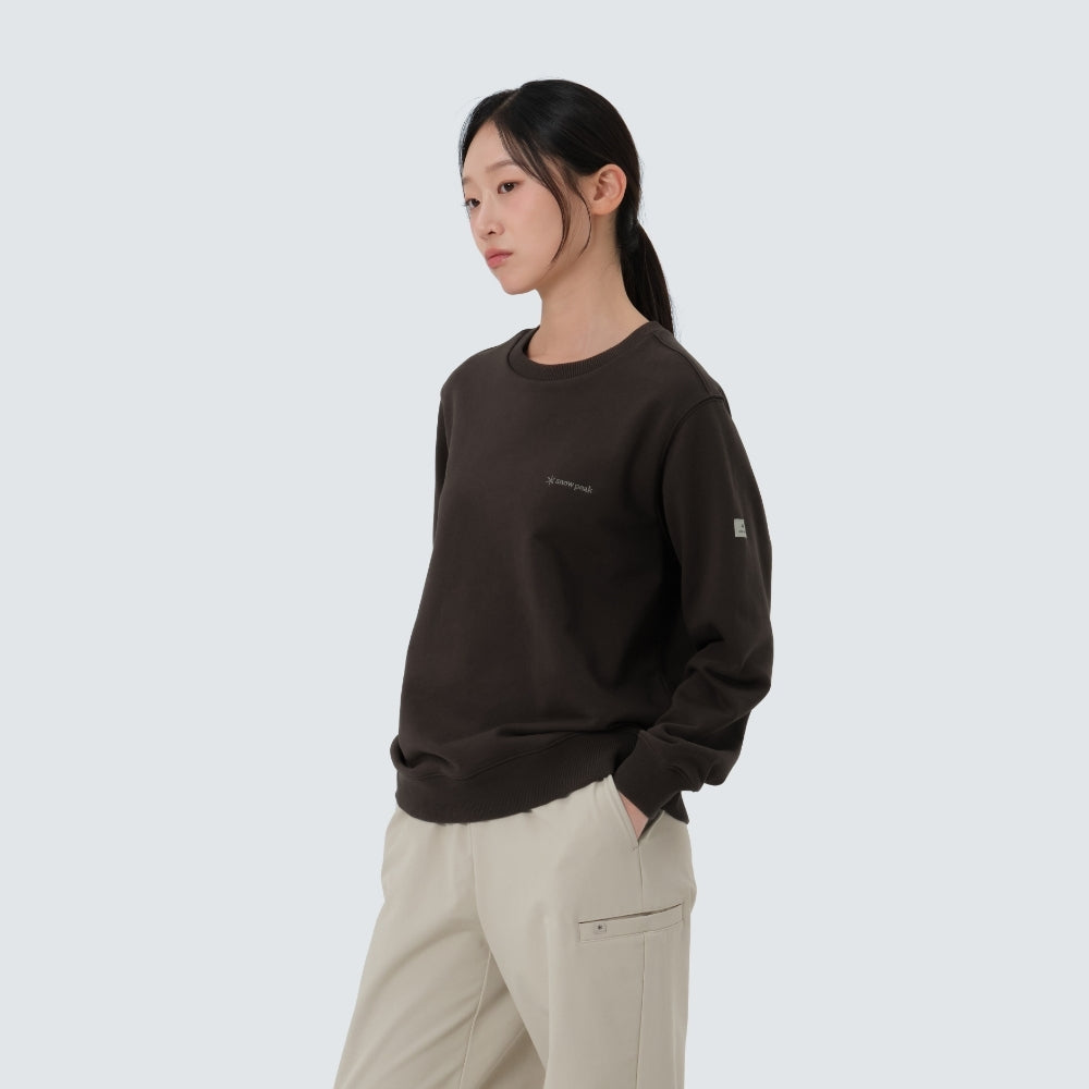 랜드 여성 맨투맨 Choco Brown