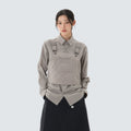 클랜드 슬리브리스 베스트 Fog Gray