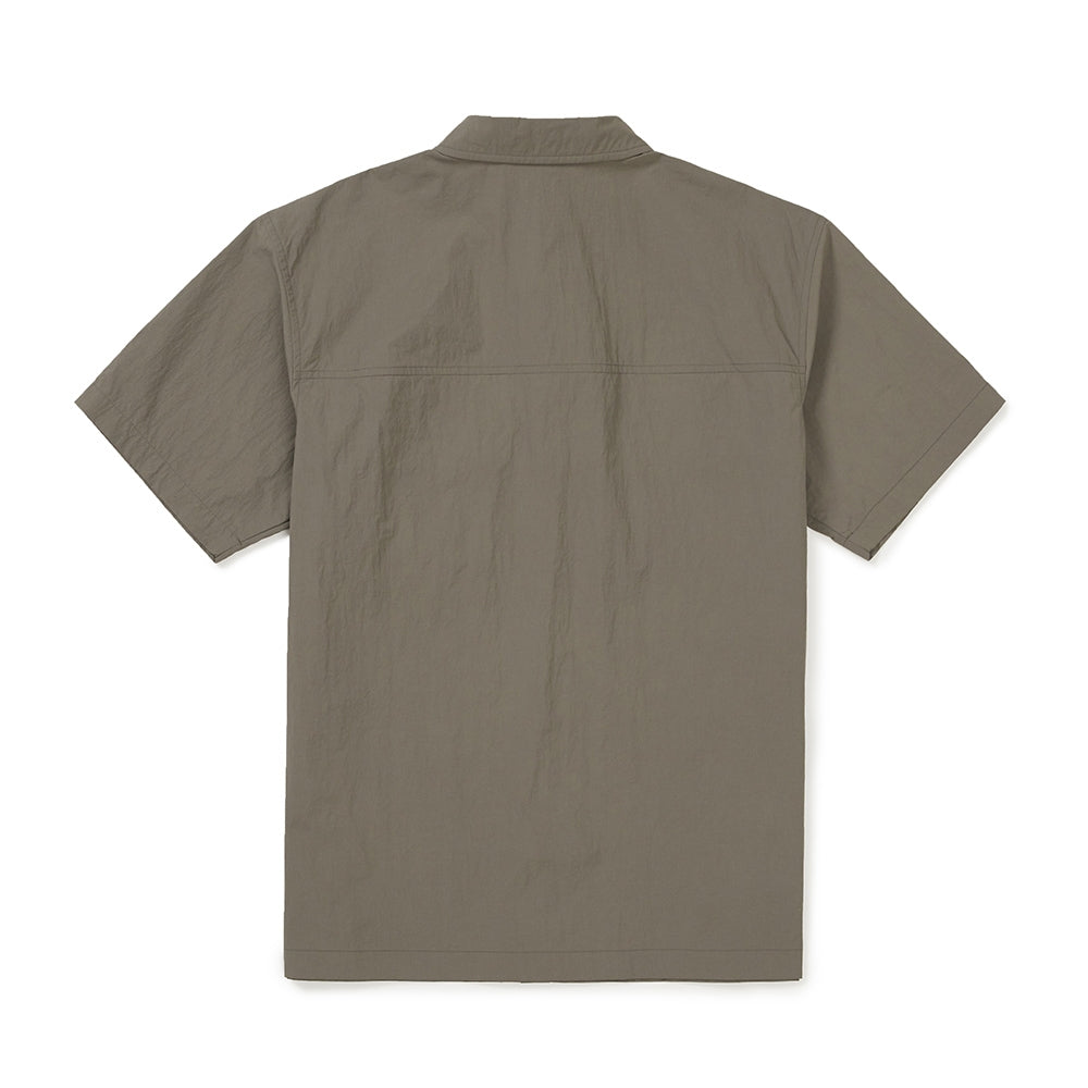 타슬란 투포켓 반팔 셔츠 Khaki