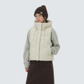 퍼피나 여성 후드 다운 베스트 Sand Beige