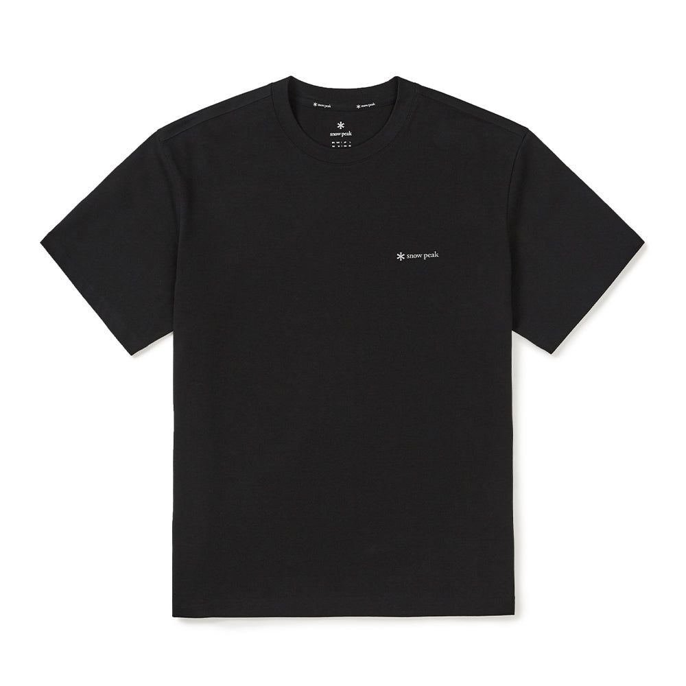 에어로쿨 스몰로고 반팔 티셔츠 Black
