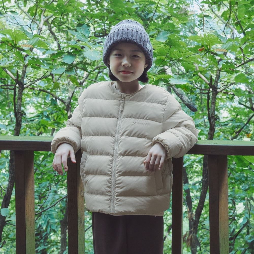 키즈 랜드 경량 다운 자켓 Light Beige