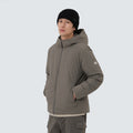 랜드 후드 경량 다운 자켓 Dark Khaki