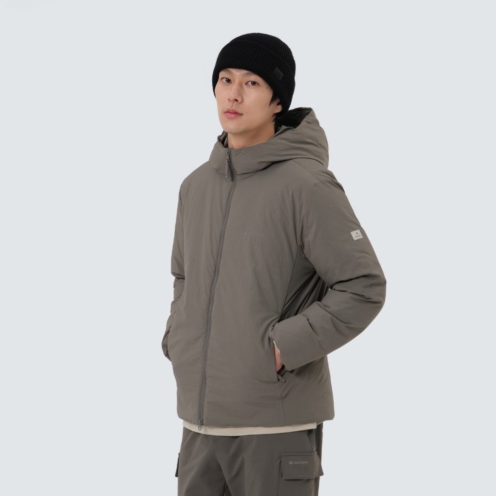 랜드 후드 경량 다운 자켓 Dark Khaki