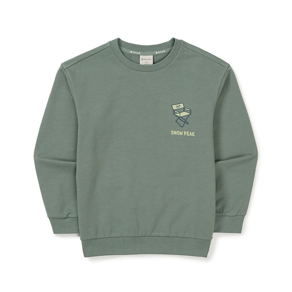 키즈 캠핑 맨투맨 Mint