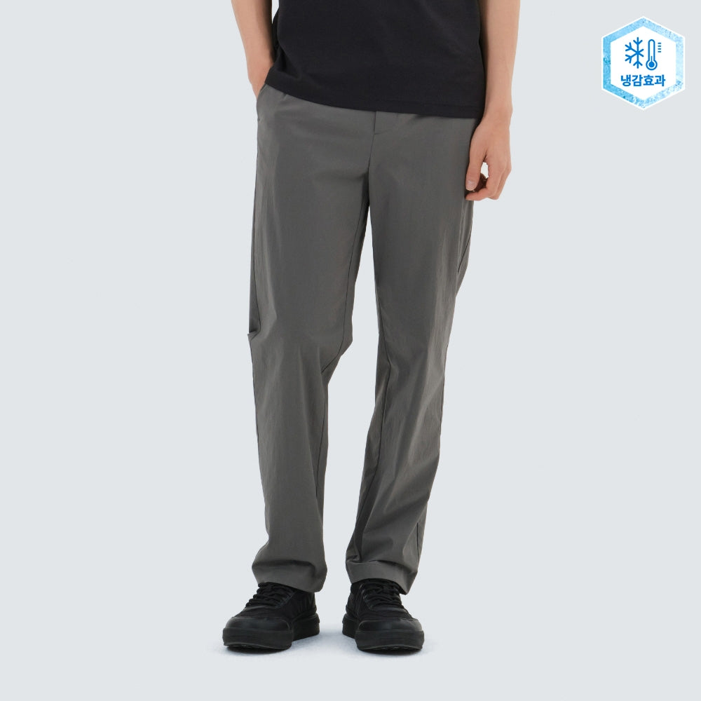냉감 루트 슬림 팬츠 Dark Gray