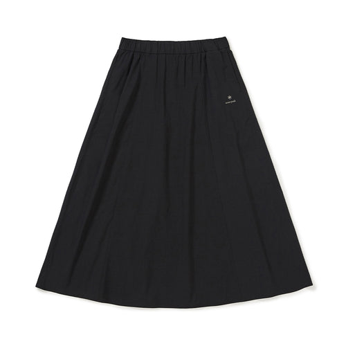 냉감 루트 플레어 롱스커트 Black