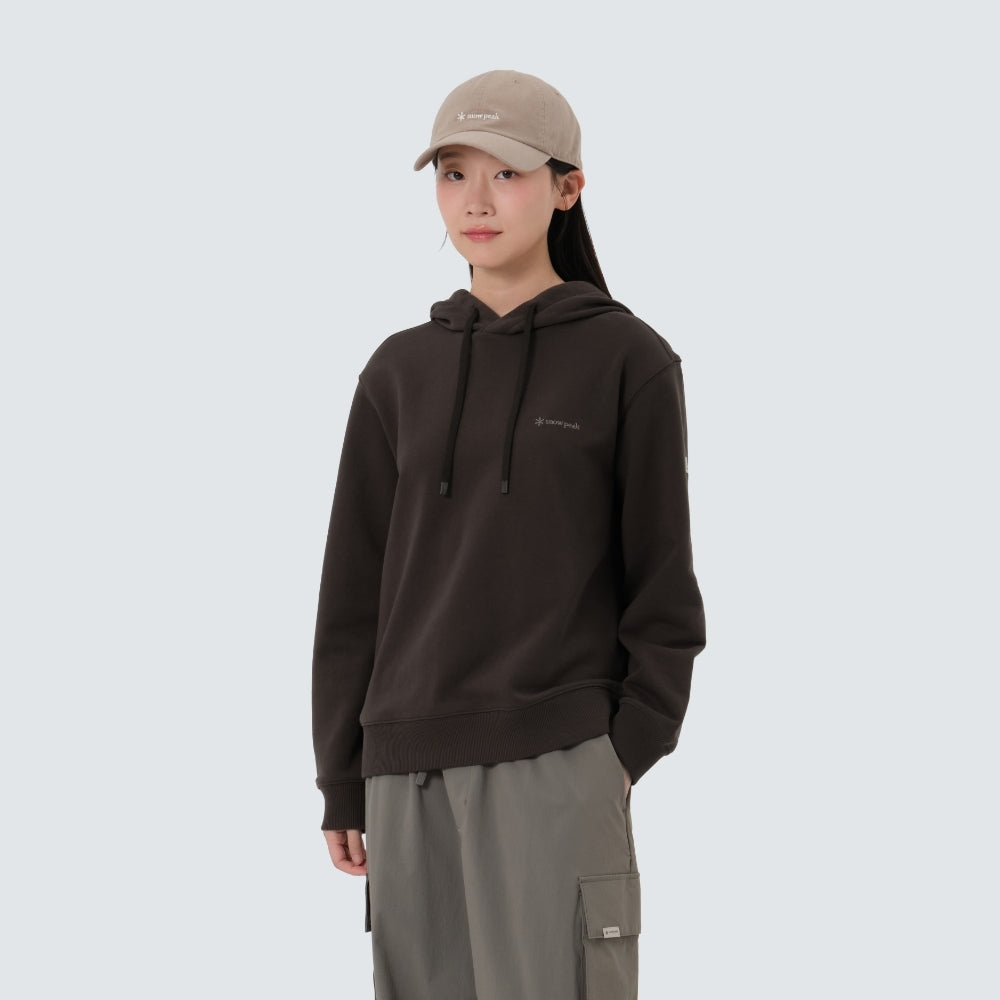 랜드 여성 후드 티셔츠 Choco Brown