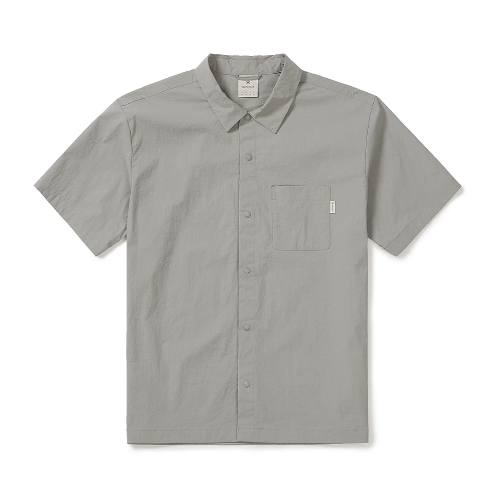 냉감 루트 반팔 셔츠 Fog Gray