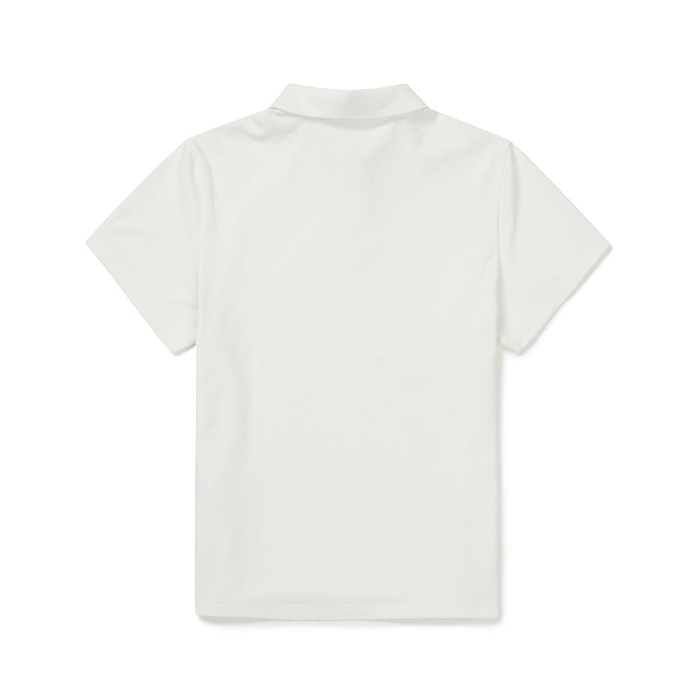 퀵드라이 여성 반팔 폴로 티셔츠 Off White
