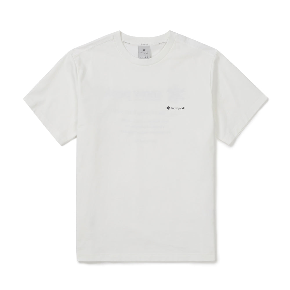 클랜드 하이브리드 반팔 티셔츠 Off White