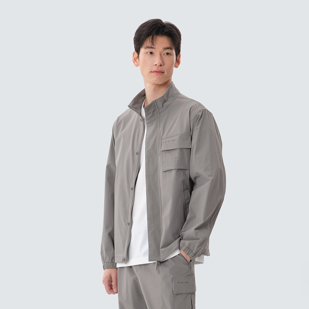코듀라 스탠드넥 바람막이 Vintage Gray