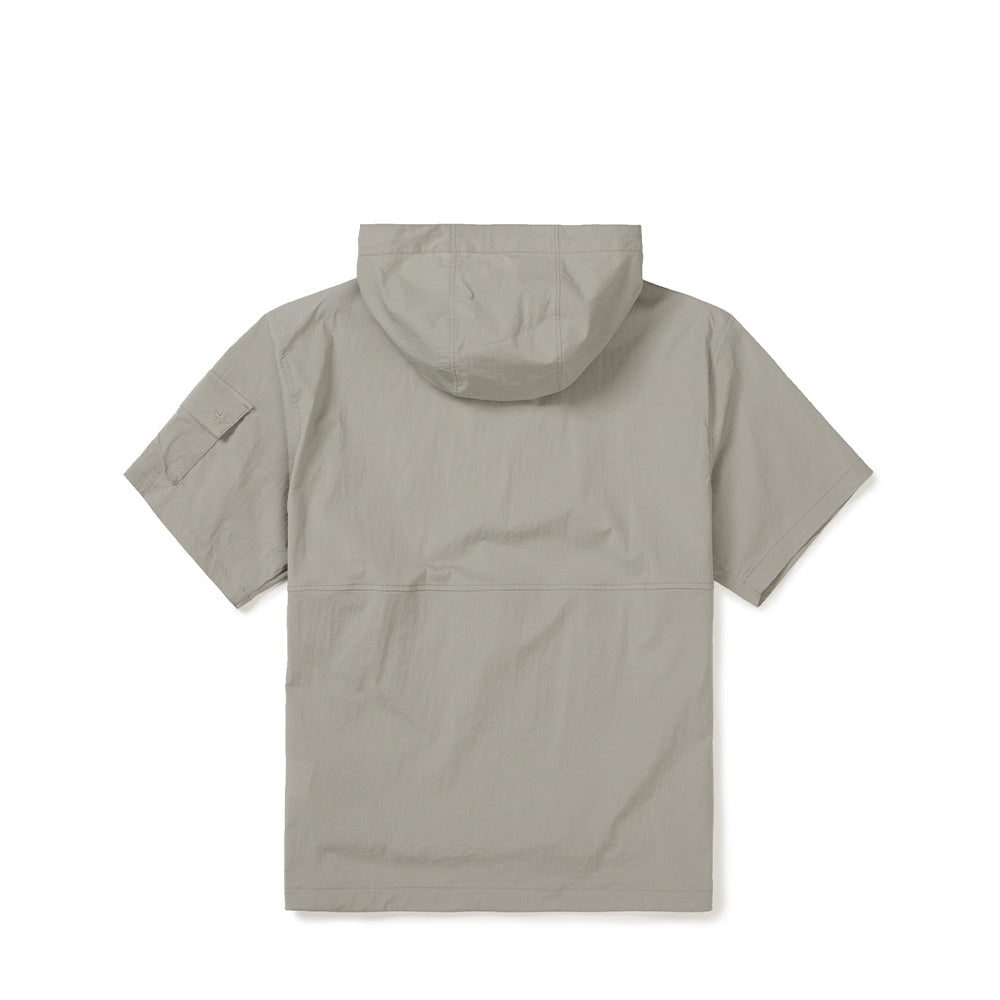 루트 후드 반팔 아노락 Fog Gray