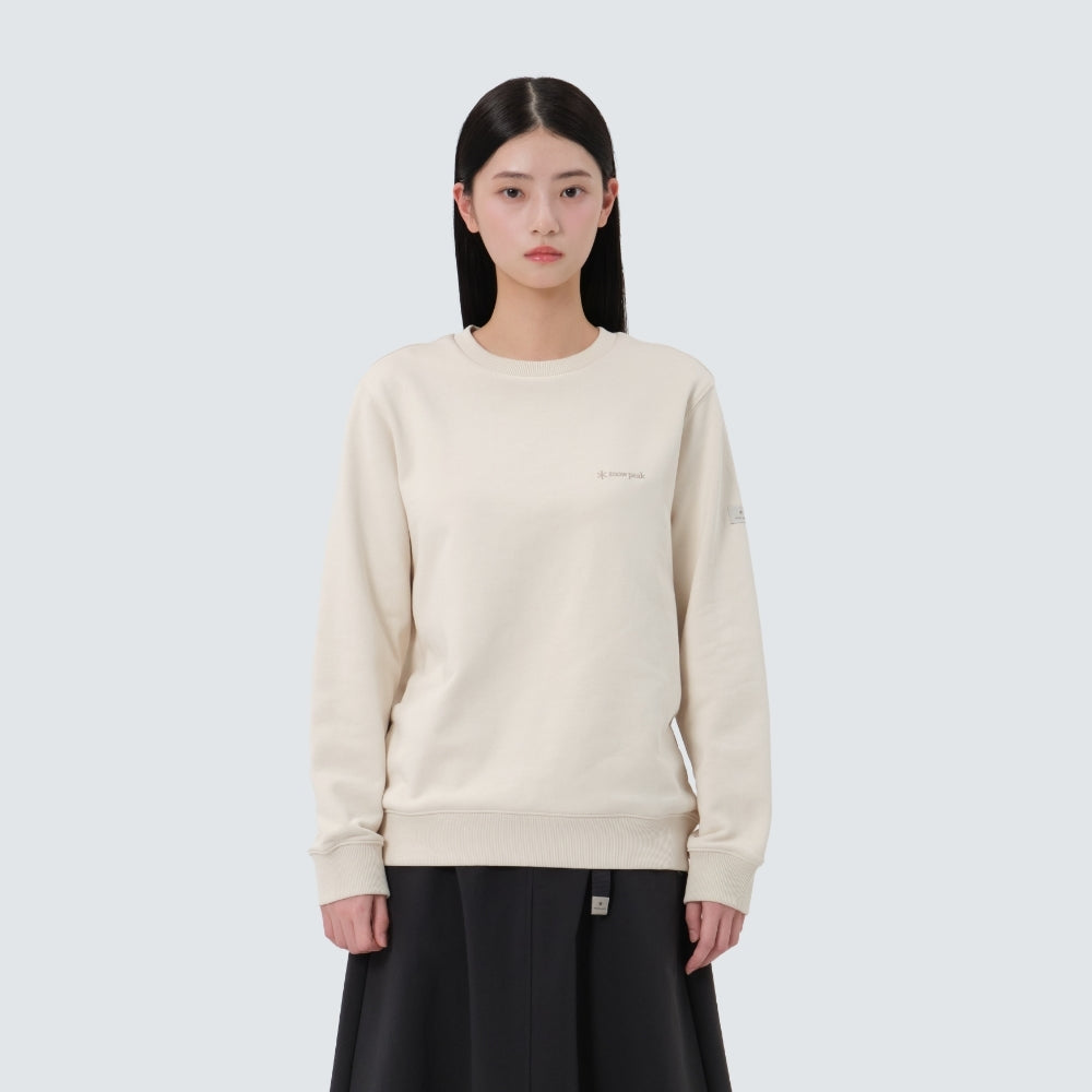 랜드 여성 맨투맨 Sand Beige