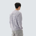 에어로쿨 크레용 긴팔 티셔츠 Gray Blue