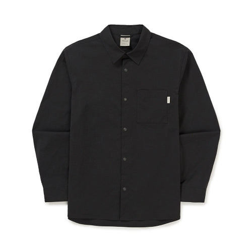 냉감 루트 긴팔 셔츠 Black
