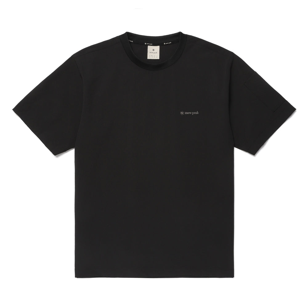 경량 코듀라 반팔 티셔츠 Black