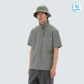 냉감 루트 반집업 반팔 티셔츠 Light Khaki