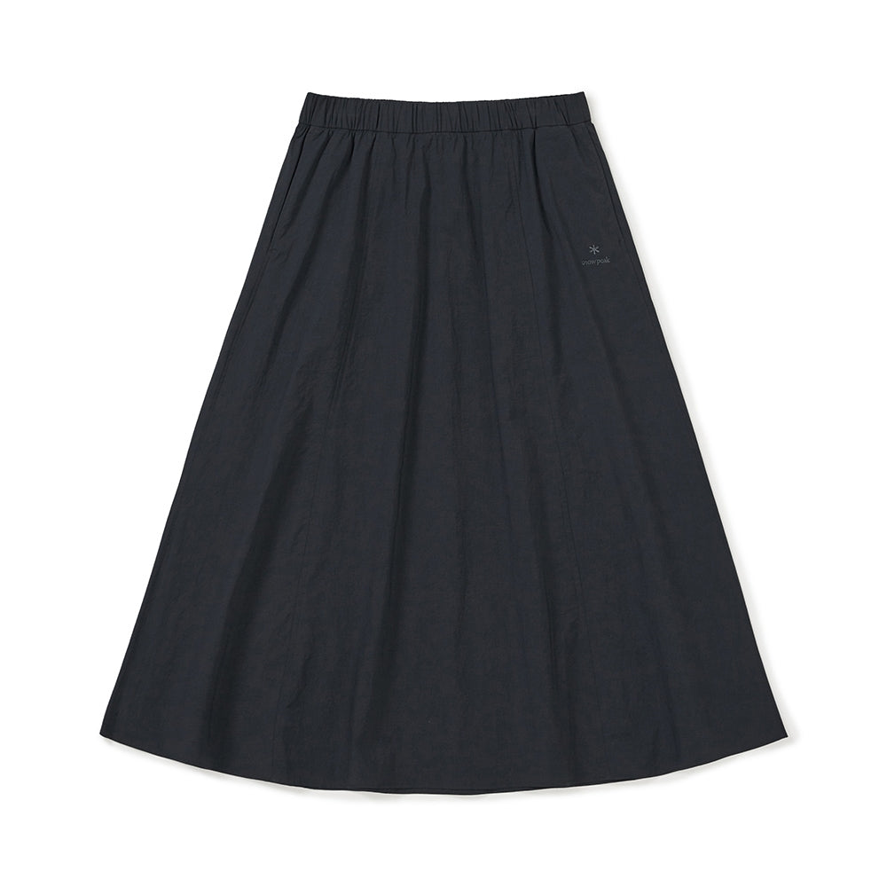냉감 루트 플레어 롱스커트 Navy