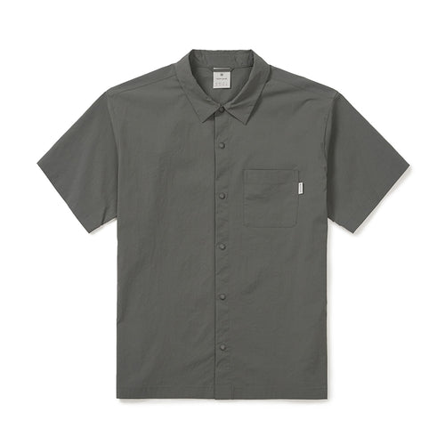 냉감 루트 반팔 셔츠 Dark Gray