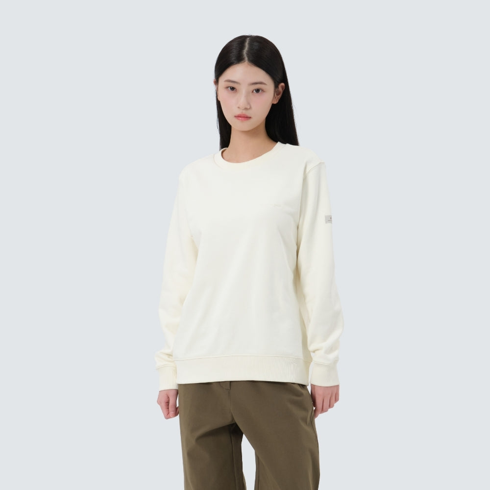 랜드 여성 맨투맨 Cream