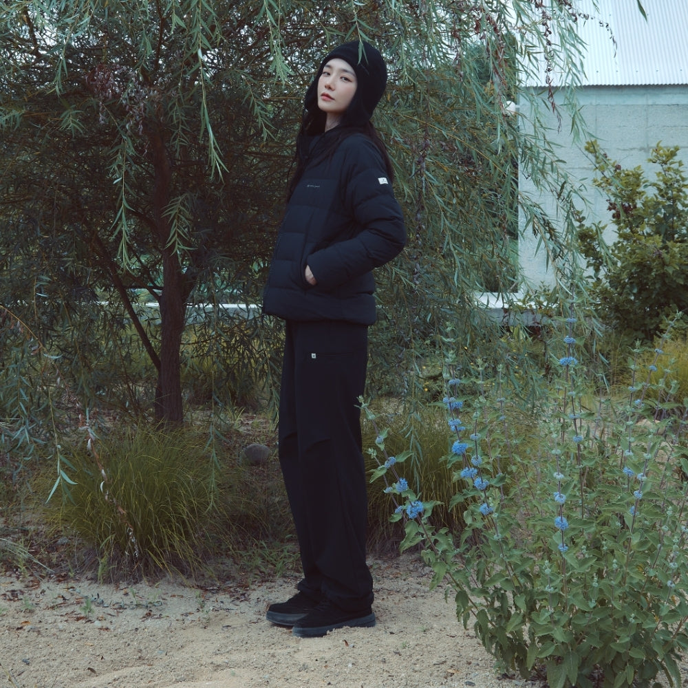 라고 여성 스트링 팬츠 Black