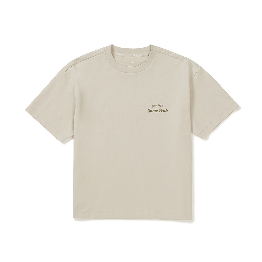 에어로쿨 여성 컬러 세미크롭 반팔 티셔츠 Light Beige