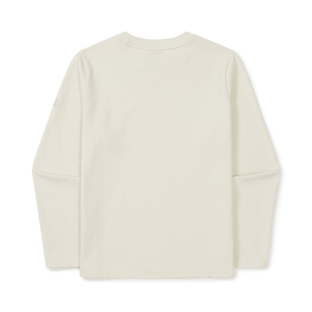 베이직 여성 긴팔 티셔츠 Sand Beige