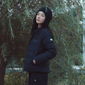 랜드에어 여성 스탠드넥 경량 다운 자켓 Black