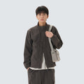 캠플 스탠드넥 바람막이 Chocolate Khaki