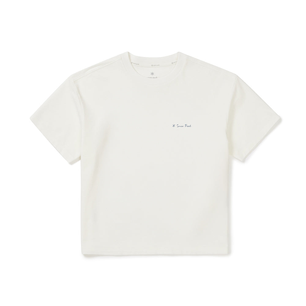소로나 여성 트로피컬 반팔 티셔츠 Off White