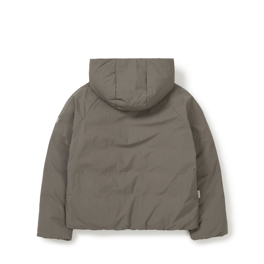 랜드 여성 후드 경량 다운 자켓 Dark Khaki