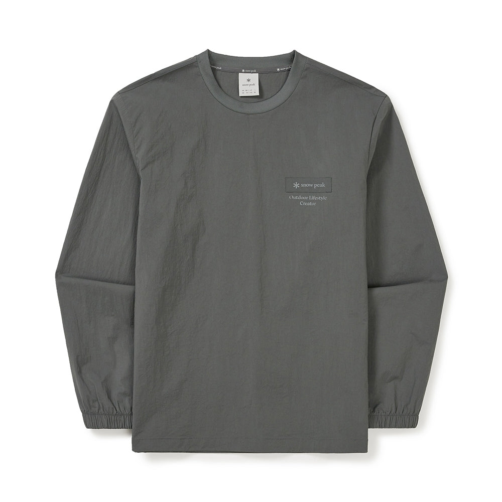 루트 우븐 패치 맨투맨 Dark Gray