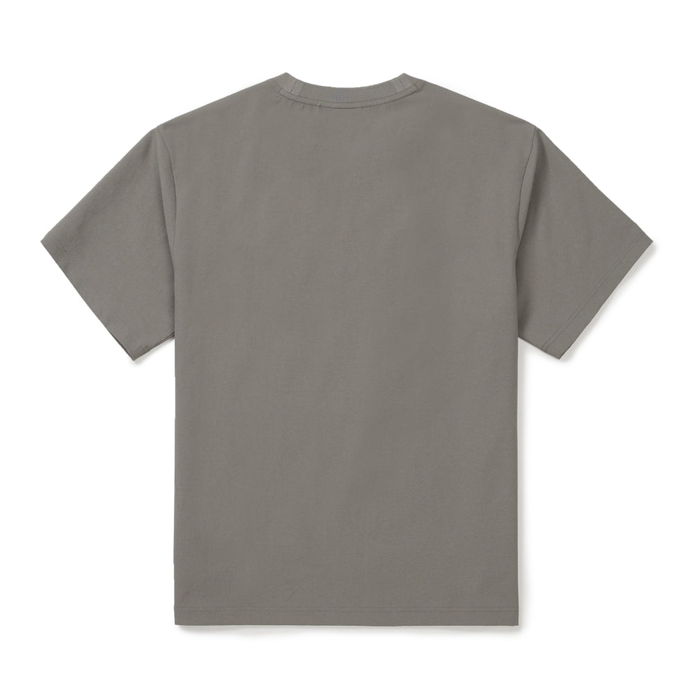 클래식 우븐 반팔 티셔츠 Vintage Gray