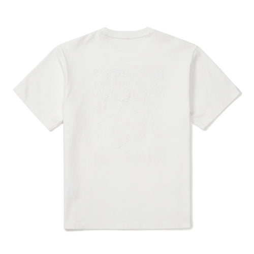 코튼 발포 그래픽 반팔 티셔츠 Off White