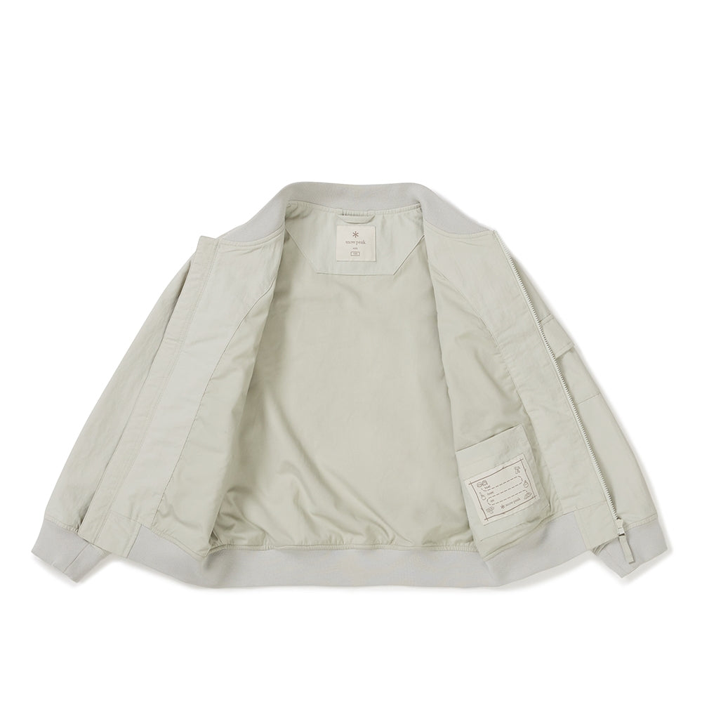 키즈 캠플 봄버 자켓 Light Beige
