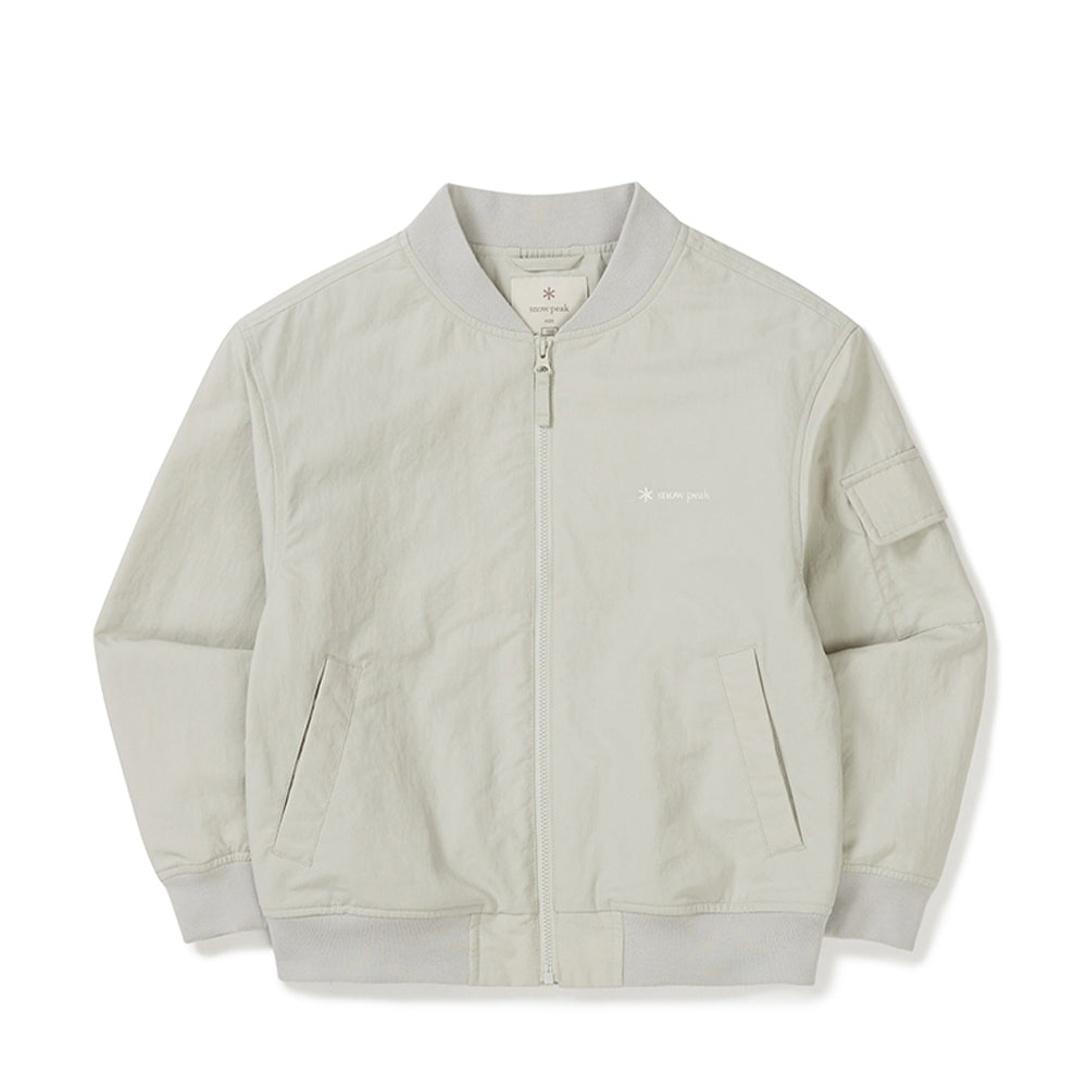 키즈 캠플 봄버 자켓 Light Beige