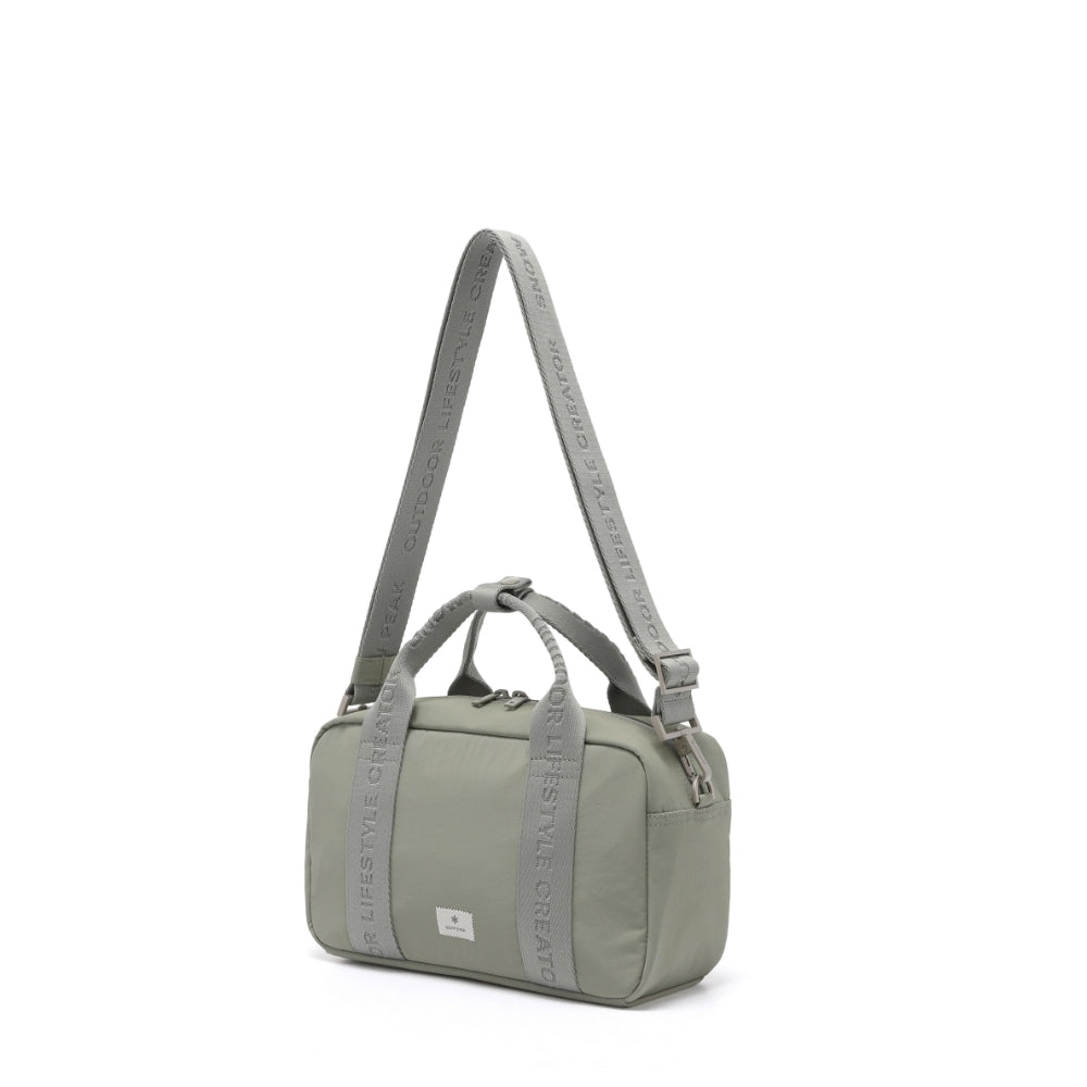 소프트윌 자가드 스몰 볼링백 4L Khaki Gray