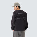 루트 레터링 우븐 패치 맨투맨 Dark Charcoal