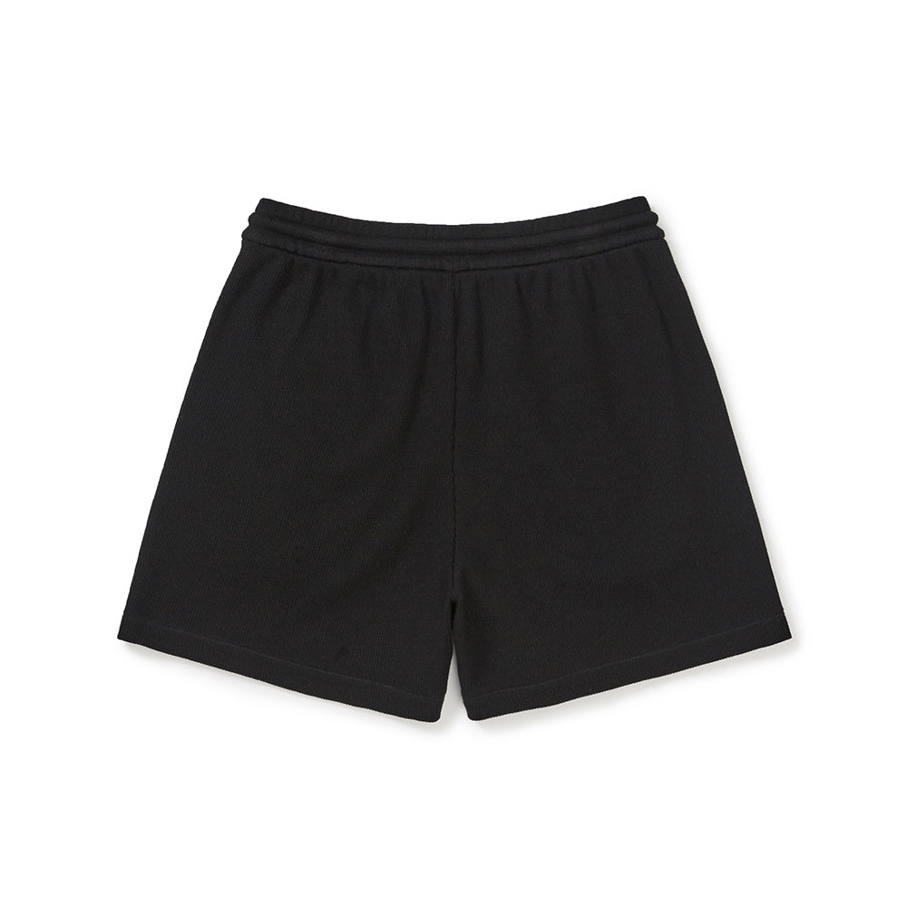 와플 여성 반바지 Black