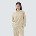 피그먼트 여성 맨투맨 Beige