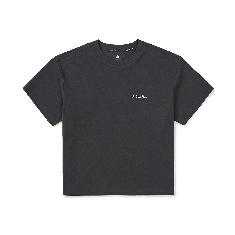소로나 여성 트로피컬 반팔 티셔츠 Dark Charcoal