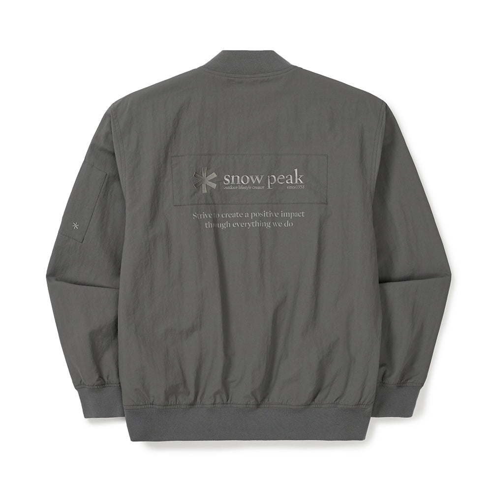 캠플 봄버 자켓 Dark Gray