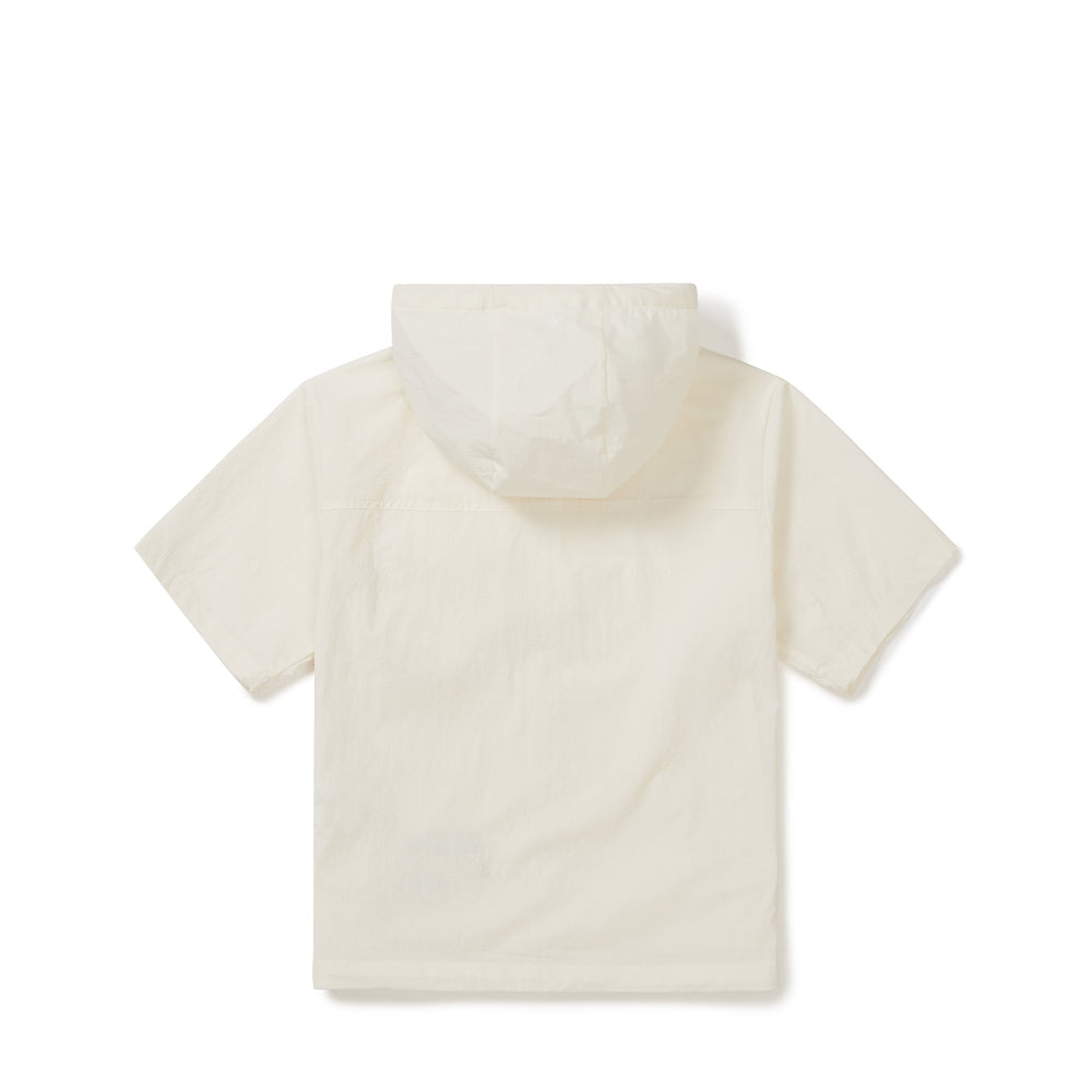 루트 여성 후드 반팔 바람막이 Butter Ivory